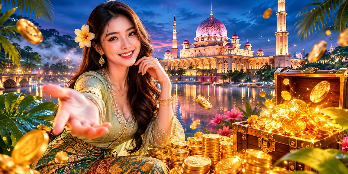 Suasana pertaruhan kasino popular di Putrajaya dengan tema Melayu